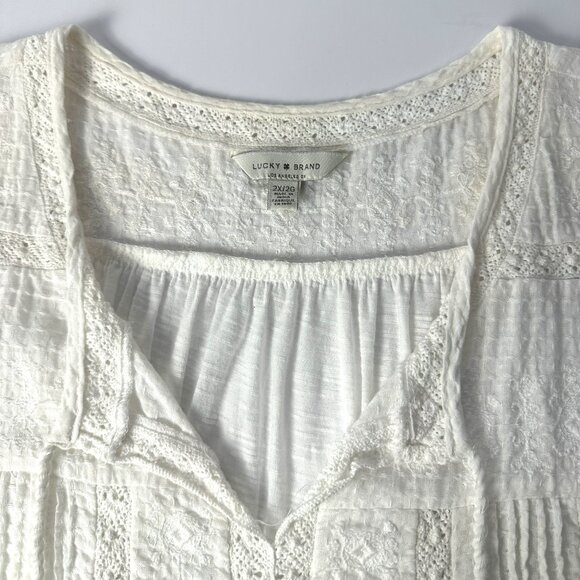 Lucky Brand Sleeveless White Top - Picture 3 of 5